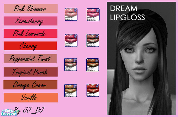 Sims 2 — Dream LipGloss by jj_dj — He Loves Me... He Loves Me Not... He Loves Me!! Dreamy LipGloss xox All i want is a