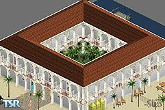 Sims 1 — Sunset Beach by enano_salvaje — This Hotel is on the beach and is a great place for a Sim go on vaction to and