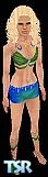 Sims 1 — Britney Spears VMA Performance 2001 by Sjt1385 — This outfit is a replica of what Britney Spears wore during her