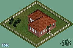 Sims 1 — Complete starter house by eRiK — Here it is! The perfect starter house, which comes with all the equipment