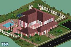 Sims 1 — Hampton Place by stephanie_b. — House stats - 1 spacious bedroom with 2 balconies, 2 full baths, a