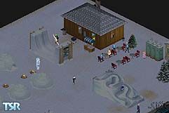 Sims 1 — Chilly Corner Hotel by Sim City Holidays Ltd. — The chilly corner hotel is a nice 2 star ** cheap hotel with