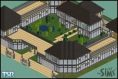 Sims 1 — Shogun Stronghold by Zero_Authority — This is the ultimate house for the samurai in you, or your sims. This