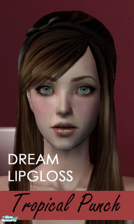 Sims 2 — Dream LipGloss - Tropical Punch by jj_dj — He Loves Me... He Loves Me Not... He Loves Me!! Dreamy LipGloss xox