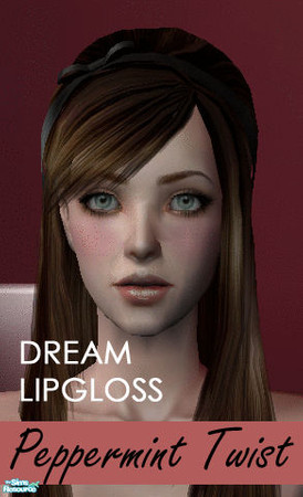 Sims 2 — Dream LipGloss - Peppermint Twist by jj_dj — He Loves Me... He Loves Me Not... He Loves Me!! Dreamy LipGloss xox