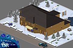 Sims 1 — Snow Cabin by OG Creations — If you want style and authentity then come on down to Snow Cabin. 5 rooms - all