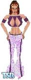 Sims 1 — Cool Purple by LAF Creations — A purple variation of the Cool Blue outfit for those Sim Ladies who love to party
