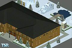Sims 1 — V.I.P's Lodge Inn by Matt C. — The Lodge Inn is a new snow lodge with a bed and breakfast. It is my first