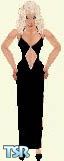 Sims 1 — Black Diamond by LAF Creations — An elegant evening dress for all the Sim Ladies out there to impress their