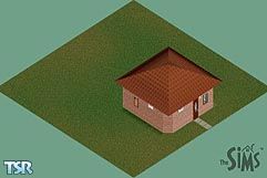 Sims 1 — Small starter house by eRiK. — This house is perfect to start with. It costs only $15139 and comes furnished.