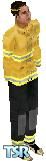 Sims 1 — Fireman by Joel Miller — This fire man is head of the department in sims town.