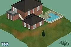 Sims 1 — Starter House by Sims Direct — This is a nice starter home for your Sim or let this be one of the first new