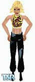 Sims 1 — Hedwig by Trum Hankorish — Hedwig from the movie/play Hedwig and the Angry Inch, seen here in her leather