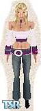 Sims 1 — Jessica Simpson by Danaka — Have your Sims turn heads with this funky outfit. Light only, with head.