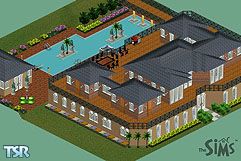 Sims 1 — La Enchante by Matt Austin — Spoil yourself with luxury in this 6 bedroom, 3 bathroom home. Hallway running