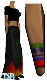 Sims 1 — Flame Pants by Linzi B — This girl is wearing the female version of a male skin that someone else made. Sorry, I