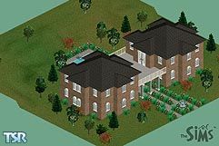 Sims 1 — Super Duplex by MercedesBenz411 — This wonderful duplex is one that the whole family can enjoy. It has 2 living