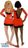 Sims 1 — Red Mary by GWTodd — It may not be Christmas, but this dress can be worn year-round. Vibrant red colors make it