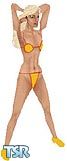 Sims 1 — Red/Yellow Bikini by Con — Shes hot, sexy and full of fun!! Come get some of this for all of your downtown