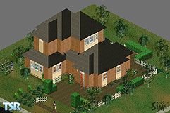 Sims 1 — Bachelor Starter Home by Jochum's houses for The Sims — A house for starters. You have even got money for more