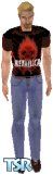 Sims 1 — Metallica by PaulaJedi — This hot heavy metal dude is sporting tight jeans and a K00L Metallica T-shirt. Head