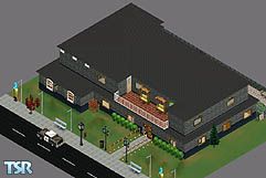 Sims 1 — The Jabo Hut by M51 — The Jabo Hut is a place you can dine in luxury, or go to the Jabo Shop to buy clothes,