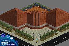 Sims 1 — Larsons Silver Platter by Mike Bittner — A fine diner with 2 inside parts and outside part to eat with a bar in