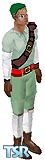 Sims 1 — Link by JonnyBravo — This is a skin of Link from The Legend of Zelda. I had to make his skin color black so it