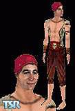Sims 1 — Pirate #1 by Owen — This pirate can usually be found down at the local pub with a mug of ale in his hand.