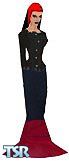 Sims 1 — Widow by Evelien van de Velde — Another fine goth skin. Includes head.