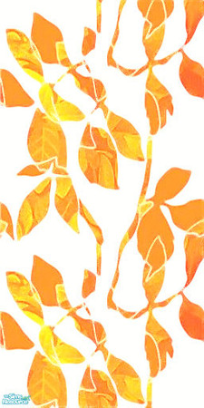 Sims 2 — Tangled Liana - Mandarine Orange by Hanefcik — Did you ever want to have a jungle in Your room? No? Then maybe