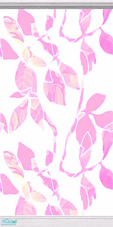 Sims 2 — Tangled Liana - Pink with White Border by Hanefcik — Did you ever want to have a jungle in Your room? No? Then
