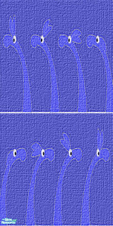 Sims 2 — Creatures - Indigo by Hanefcik — Is this a giraffe? A dinosaur? Or maybe Nessie the Loch Ness monster? Doesn\'t