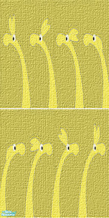 Sims 2 — Creatures - Sand by Hanefcik — Is this a giraffe? A dinosaur? Or maybe Nessie the Loch Ness monster? Doesn\'t