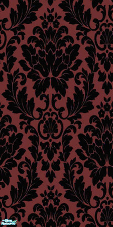 Sims 2 — Decadence - Strawberry by Ses — Part of the Decadence Wall Set 