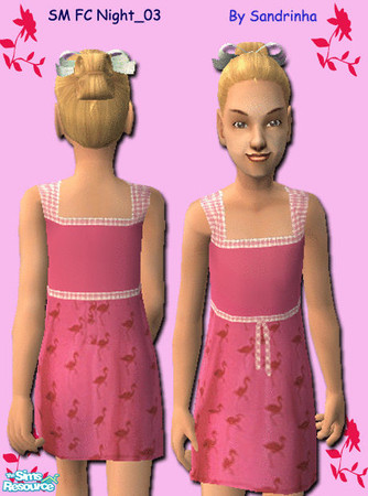 Sims 2 — SM FCNight_03 by sandrinha — One of five nightshirts for female children. Your feedback is welcome!Enjoy!:)