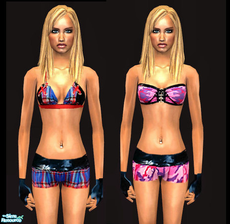 Sims 2 — 2 playboy outfits by majdarts — inspirated by playboy costumes :D