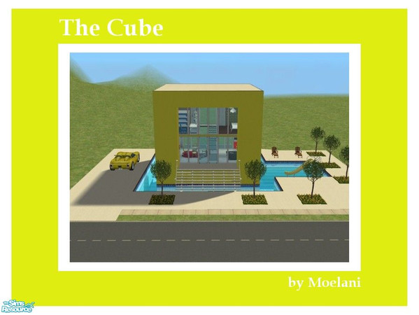 Sims 2 — The Cube by Moelani — They say think outside the box but what if you didn\'t have to? What if you had a box to