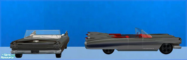 Sims 2 — Cadillac Eldorado deco - Recolor black by ShinoKCR — 