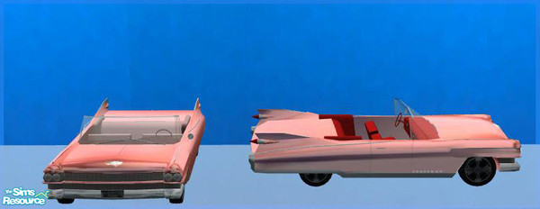 Sims 2 — Cadillac Eldorado deco - Recolor red by ShinoKCR — 