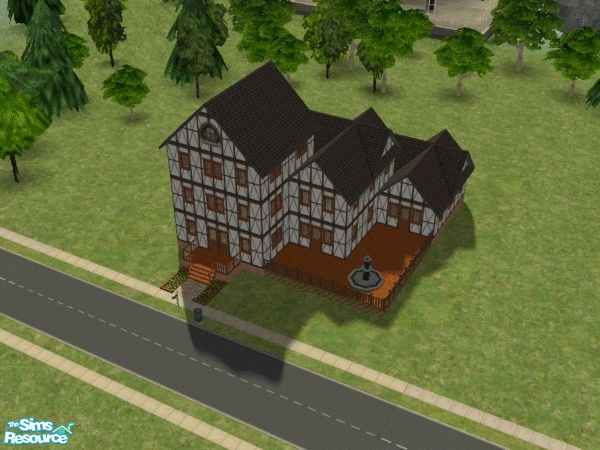 Sims 2 — The Leivora Estate-Unfurnished Version by Shahriar32Starline — A Large Country House.It\'s unfurnished.I will