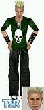 Sims 1 — David by SonGoku — David is wearing a big baggy and a skull T Shirt.