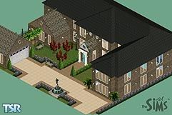 Sims 1 — Modern Elegance by Exorcist — This Elegant house features a superb open-plan layout, with a large, airy lounge