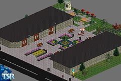 Sims 1 — Iceni Plaza by Unreality — Has almost every shop crammed into it with a park down the back with bbqs to gain