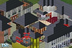 Sims 1 — Universal Studios City Walk by Ron Clarin — Universal Studio's "City Walk" has it's own theater with 2