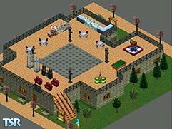 Sims 1 — High Hill Hotel by Toon_sim — This lot has everything a sim could need from a club to a bar.