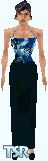 Sims 1 — LeAnne by Elizabeth Ashley — LeAnne is stunning in her blue and navy evening gown. Light skin only, headnot