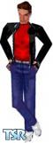 Sims 1 — Martin by SSJ-Tenchi — Martin is wear his favourite lethear jacket and fingerless leather gloves He is also wear