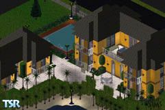 Sims 1 — Lakeside Palm Trees by Jochum — Another very nice summerhouse. This one has among others a pool, a guesthouse