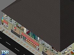 Sims 1 — EzLand Mall by Ez — Has Shops, Diner, Fine Dinging, Cinema and lots more.